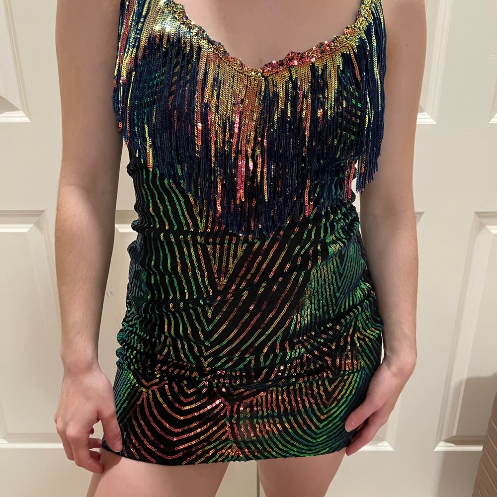 Sequin Cocktail Dress